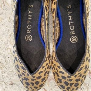 Rothy's Animal Print Flats, size 6.5